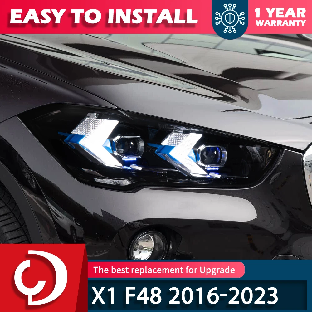 

AKD 2 PSC Head Lamp for BMW X1 F48 2016-2023 Headlight Angel Eye Drl Automotive Accessories