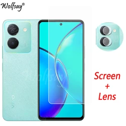 Full Glue Camera Lens Protector For Vivo Y36 Screen Protector Tempered Glass For Vivo Y36 Y 36 Glass For Vivo Y36 Glass 6.64inch