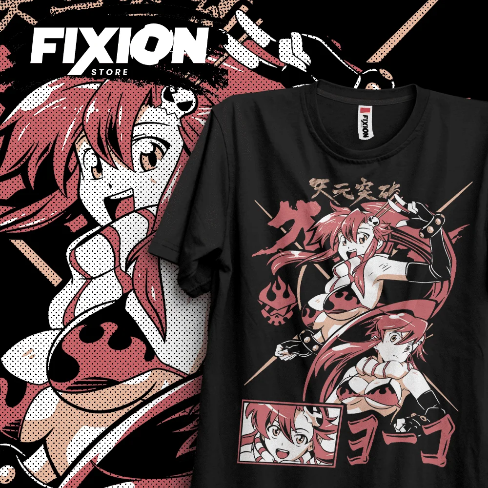 Gurren Lagann – Yoko Anime T Shirt Manga Gift For Anime Lover All Size Cotton