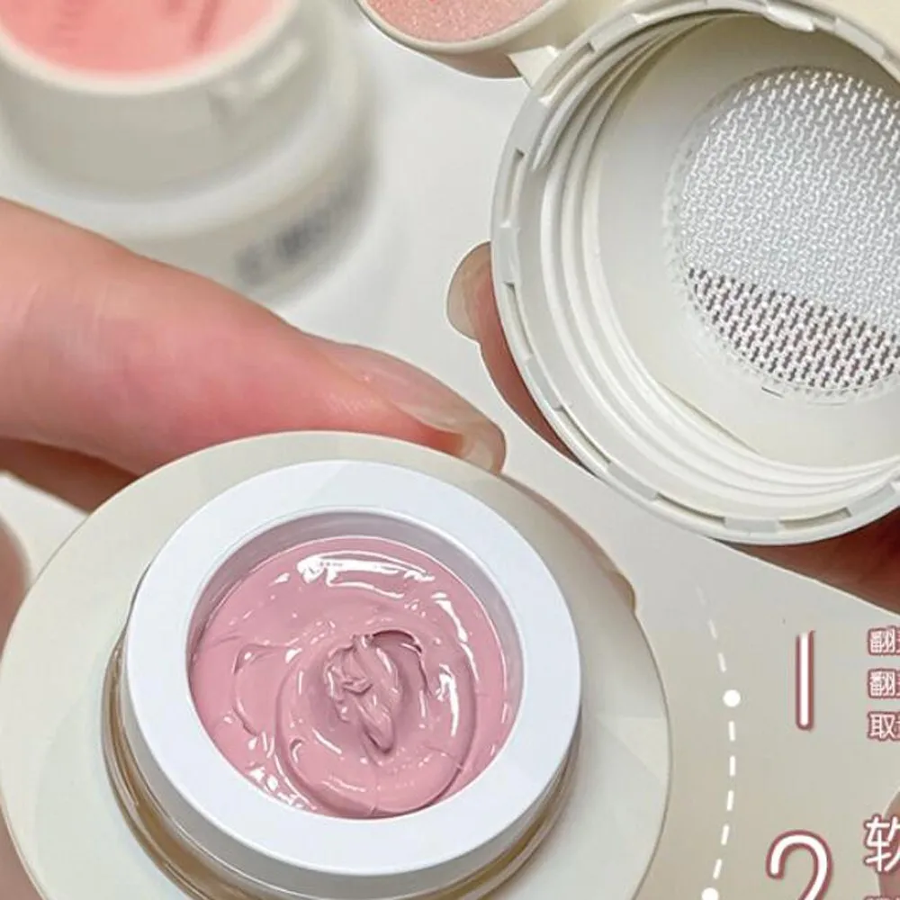 1Jar Cushion Patting Gel Polish Ombre Black White Peach Pat Pat Gel Nail Polish Drawing Liner French Nail Cushion Gradient Gel