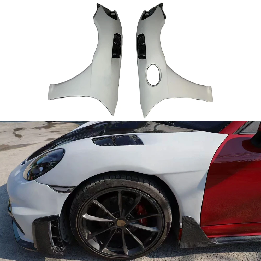 

Оптовая продажа переднего брызговика из стекловолокна и углеродного волокна для Porsche 718