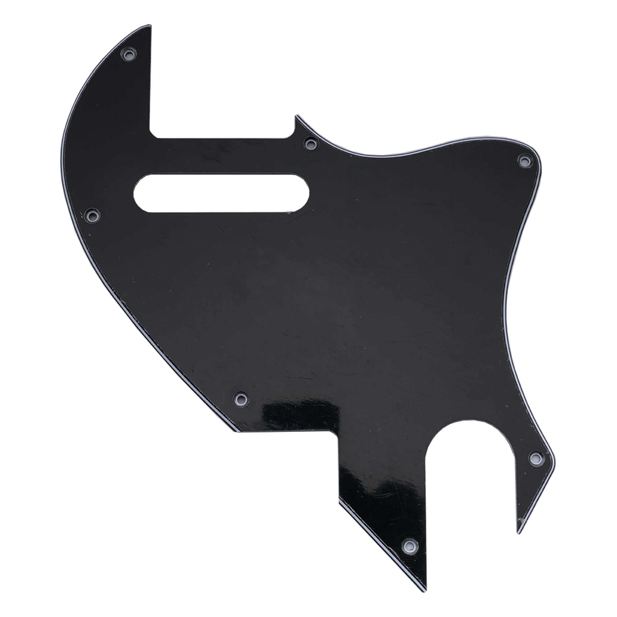Musiclily Pro 7 Holes Guitar Pickguard for Fender F-Hole Hybrid Tele Style Electric Guitar