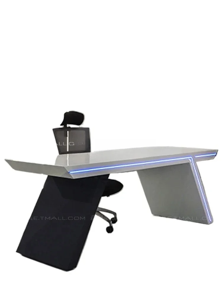 

Company desk single sense of technology design sense boss desk straight row customization