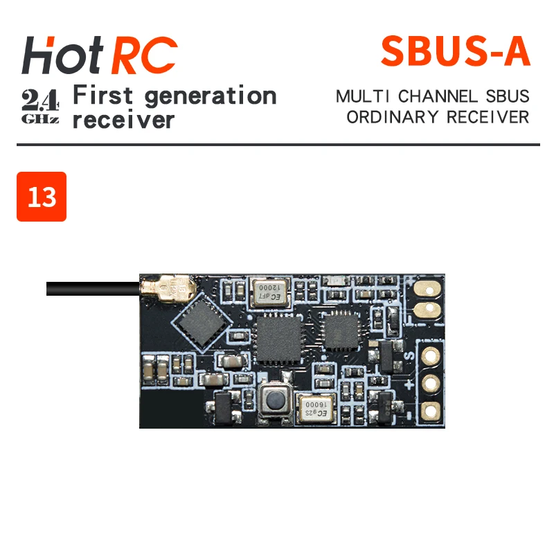 HotRC F-04A F-06A F-06AT F-08A F-08AT F-01A SBUS-A receptor 4/6/8CH para CT-8A CT-6A transmisor RC avión coche barco tanque modelo