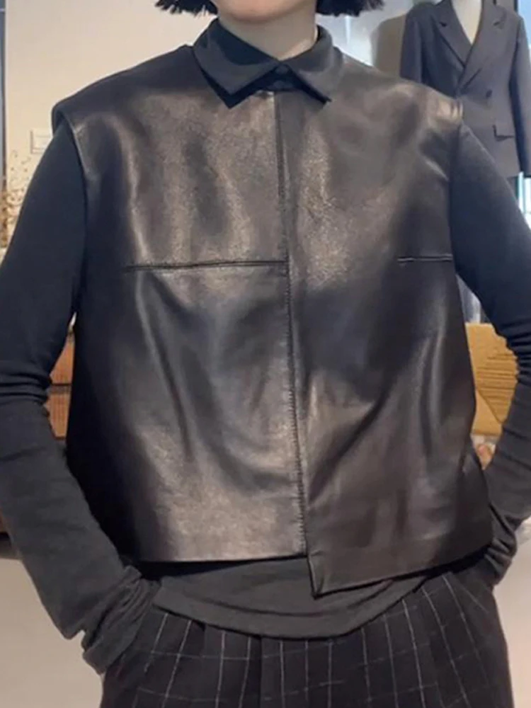 2025년 가을 여성용 스웨트 베스트, 라운드 넥, 루즈핏, 슬림핏, 출퇴근용, 레귤러 길이, 중간 보온성, 지퍼 클로저