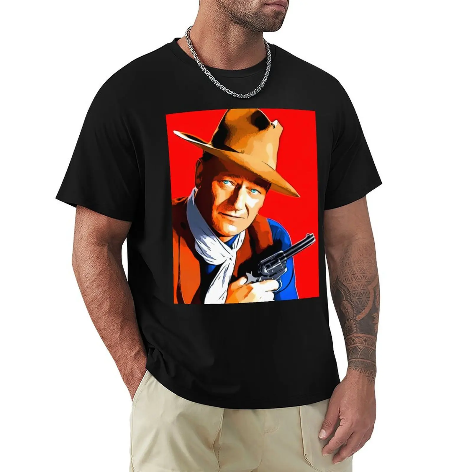 

John Wayne in Rio Bravo T-Shirt Performance Workout Short Sleeve Tee