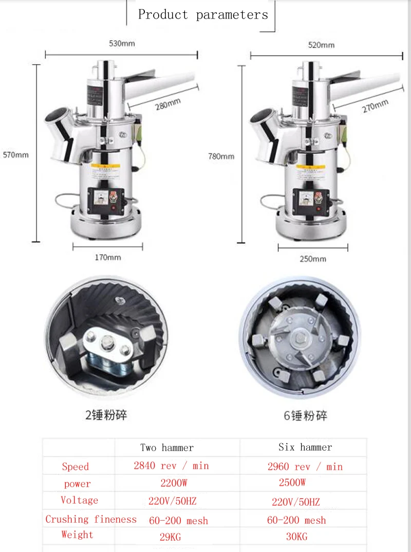 Self Suction Type Portable Maize Grain Corn Powder Milling Grinding Machine Feed Hammer Crusher Corn Pulverizer