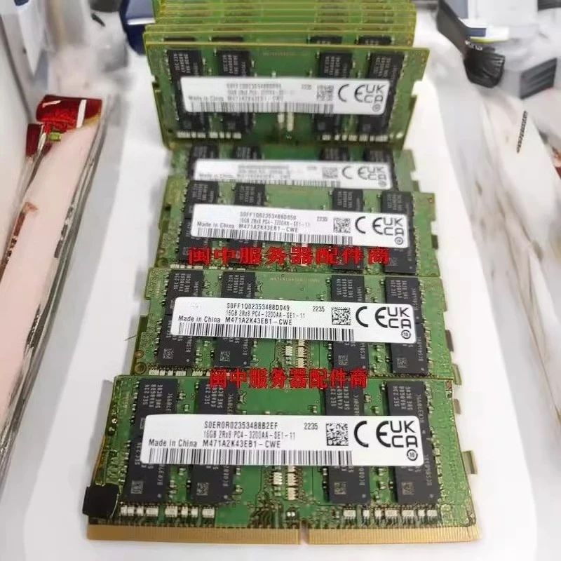 

For Samsung M471A2K43EB1-CWE 16G 2RX8 PC4 3200AA DDR4 3200 Notebook Memory