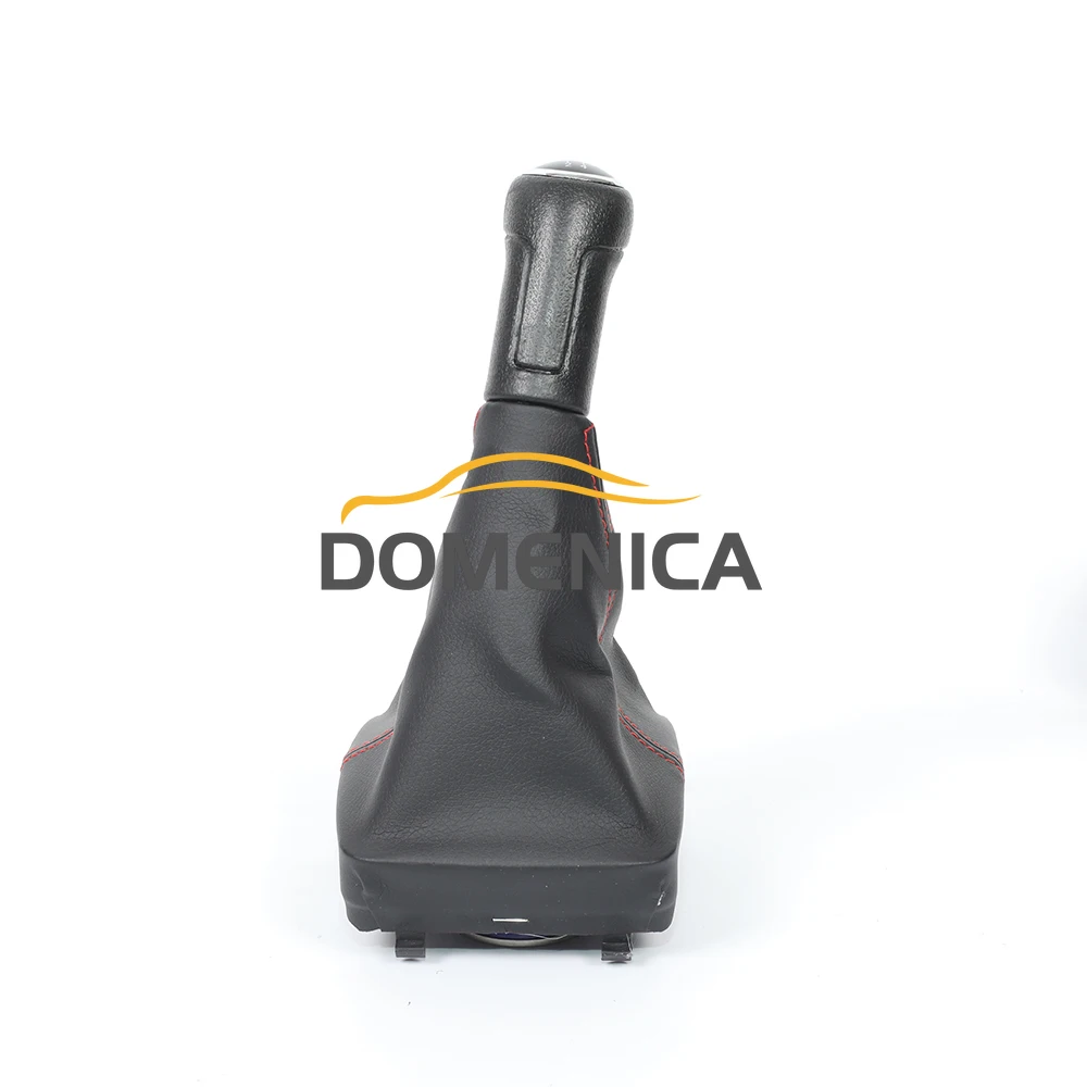 5-Gang-Schaltknauf für Volkswagen VW Polo 9N 9N2 (2002–2009), Auto-Styling, manueller Hebel, Gamasche, Leder-Kofferraumabdeckung, Ersatz – Detail 9