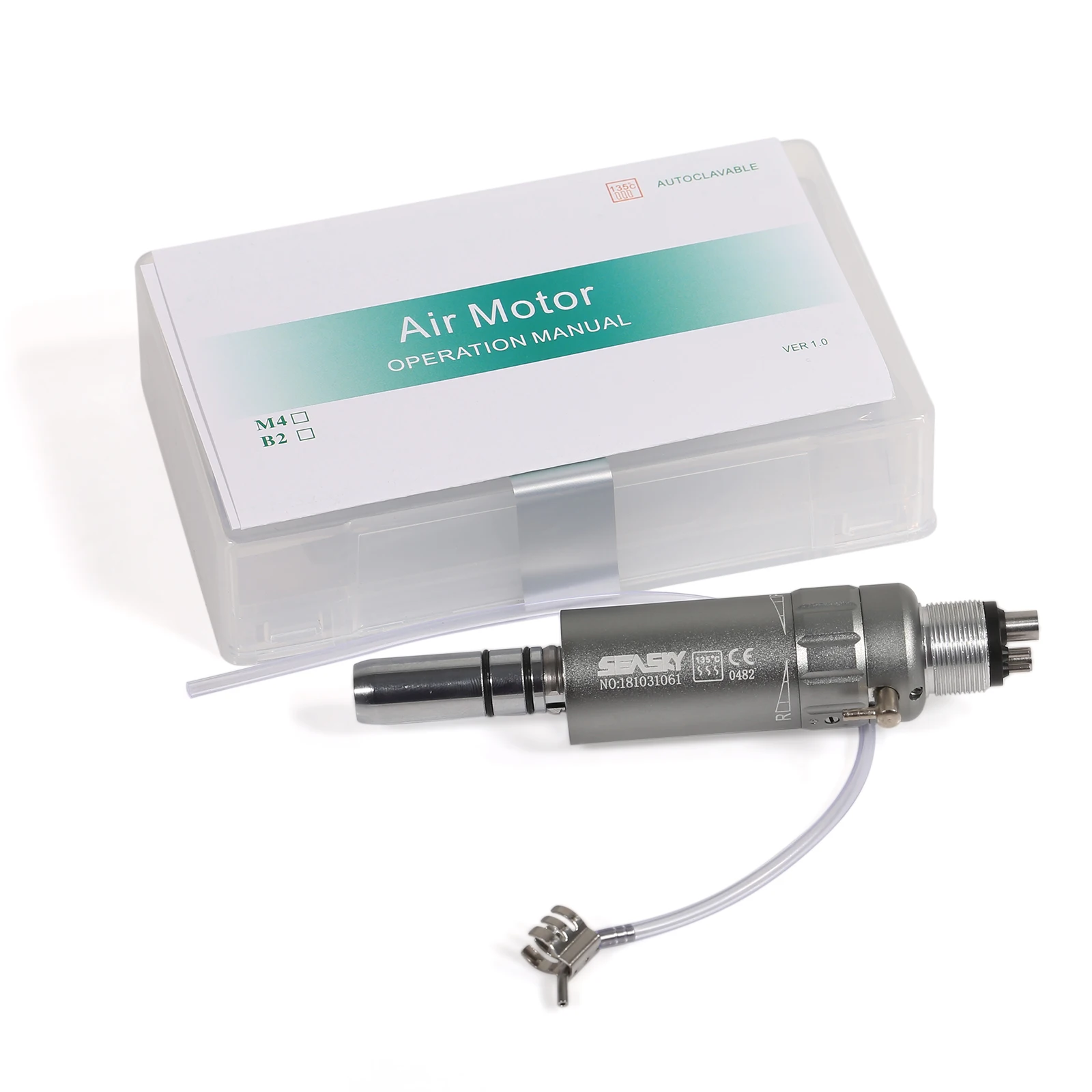 Dental Tool Slow Low Speed Air Motor Micromotor 2/4 Hole Connector Contra Straight Handpiece Free Shipping