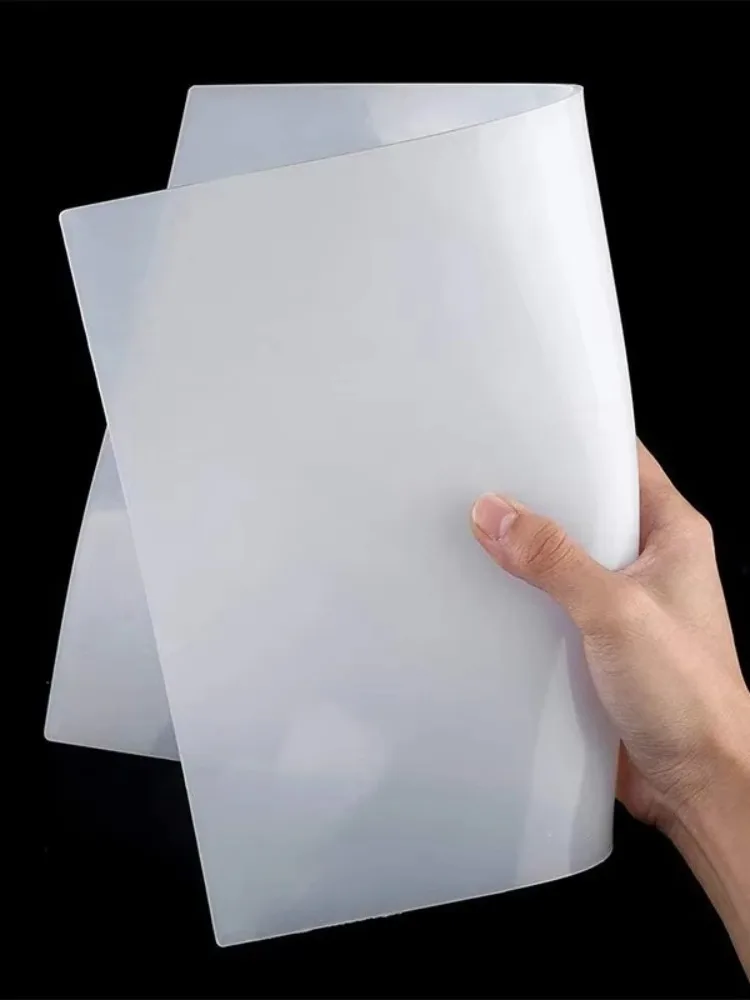 1pc Clear Silicone Mat - Versatile Crafting Pad for Resin Molds, Clay, Paint, Epoxy, Nail Art & Glitter Tumbler Making