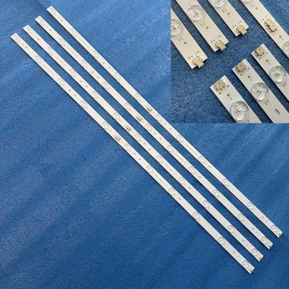 

4pcs/set LED Strip 11LED for Hisense 40H3E 40H5E 40H3C SUPRA STV-LC40T871FL Dexp F40B7000H Sharp LTDN40D36EU LTDN40D36TUK