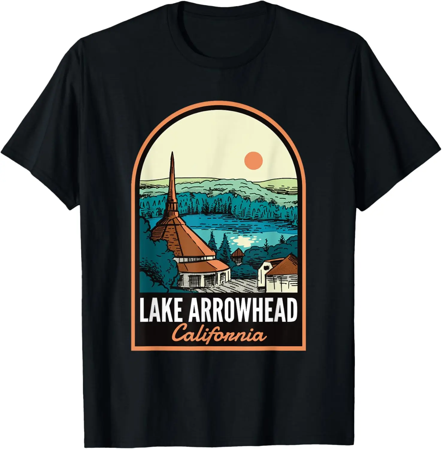 

Винтажная футболка Lake Arrowhead California