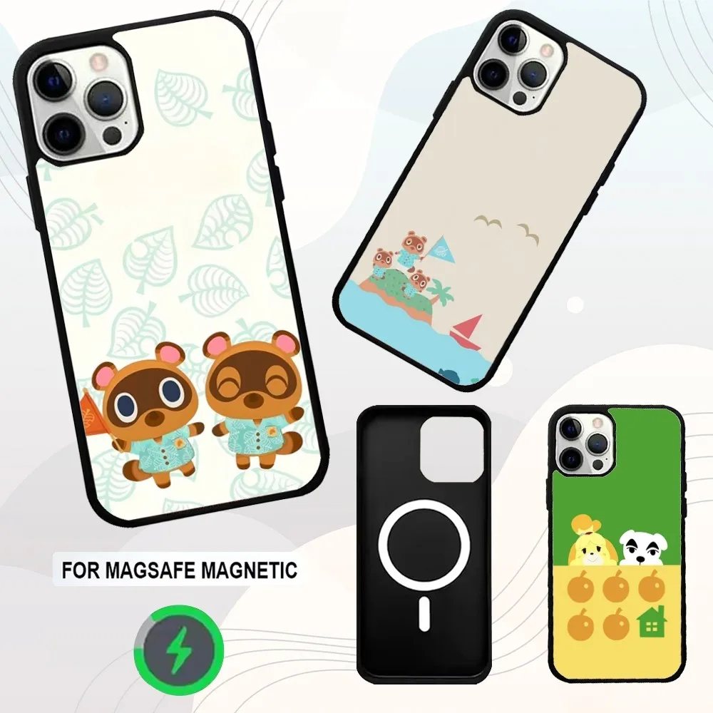 

Animals Game C-Crossing Phone Case For iPhone 16e,16,15,14,13,12,11,Plus,Pro,Max,Mini Magsafe Magnetic Wireless Charging
