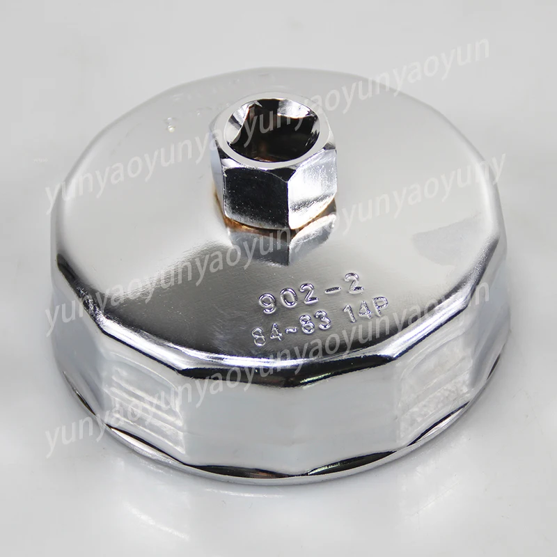 84mm-14 Flutes 902-2 Oil Filter Wrench Cap Remover Universal OM642 Car Garage Tools