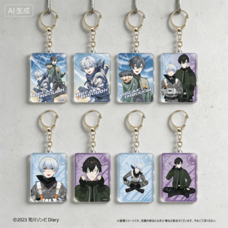 

VTuber Arakawa Zombie Diary Acrylic key chains Keychain pendant car hanging ornament Bag decoration accessories Souvenir