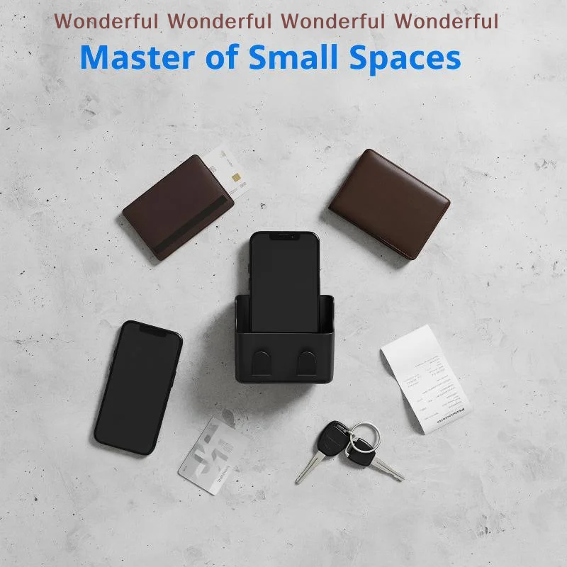 Car Multifunctional Storage Box 1Pc 2Pcs Adhesive Holder for Small Daily Items Organizer in Car Console