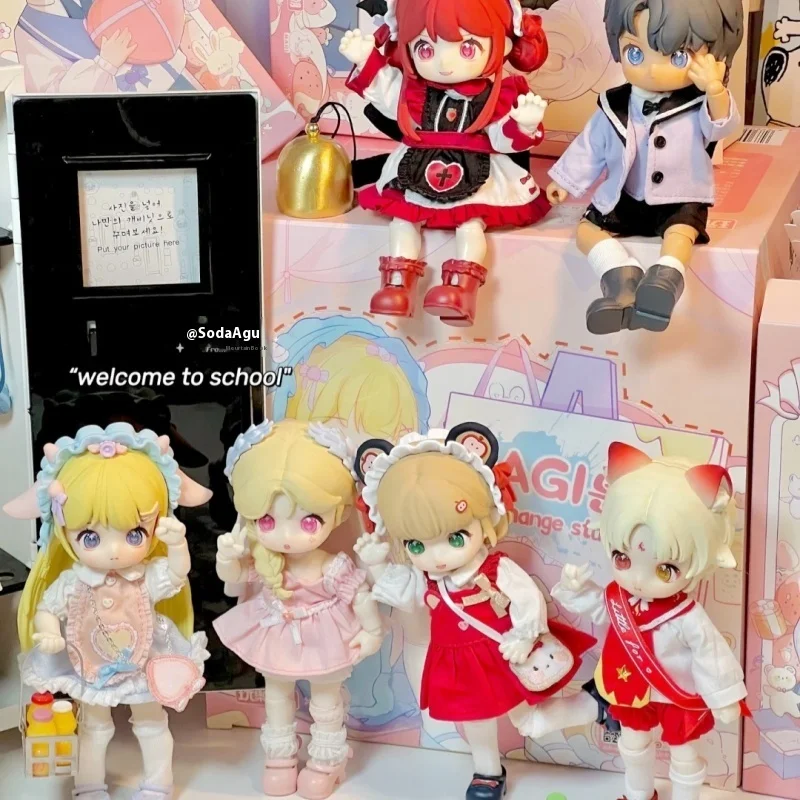 

Аутентичная кукла Bjd Nagi Beast Exchange второго поколения, слепая коробка, милый орнамент, подарок для фестивалей девочек