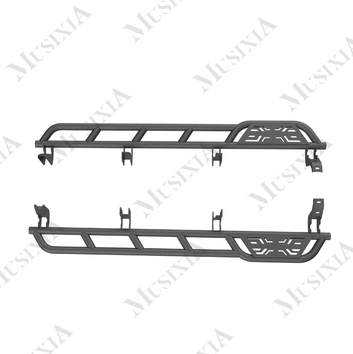 

Steel Pedal Musixia Design Side Steps for Toyota LC100 Rock Slide Bike Parts Wholesale Hot Sell Running Boards 4x4 Off-Road