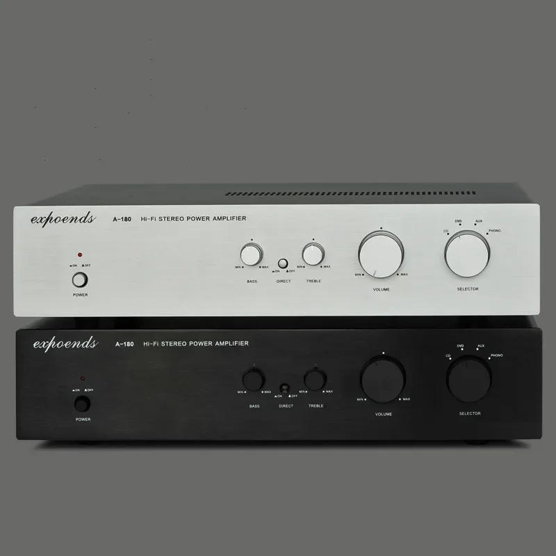 DHY-02 A-180 Integrated HIFI Amplifier To Adjust Tweeter And Woofer 180W Connected To Subwoofer