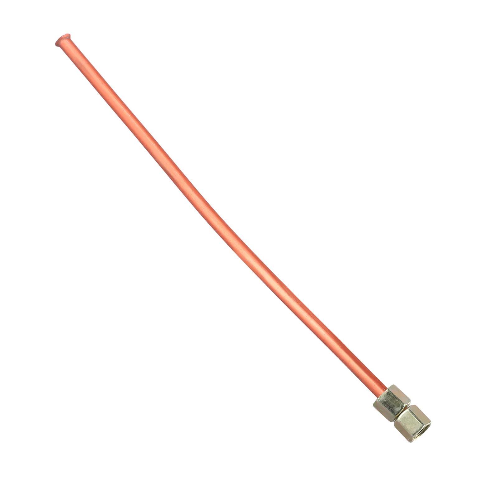 200mm Copper Plated Aluminum For Exhaust Tube for Air Compressor For Exhaust Line Replacement G1/8 Thread Type