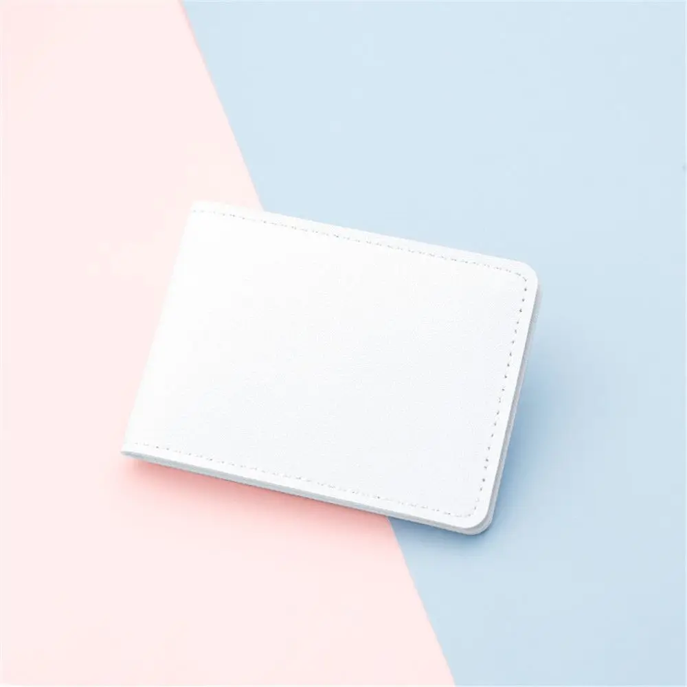 PU Leather Driver's License Leather Case Name Card Organizer Mini Purse Credit Card Holder Lady Wallet ID Card Holders