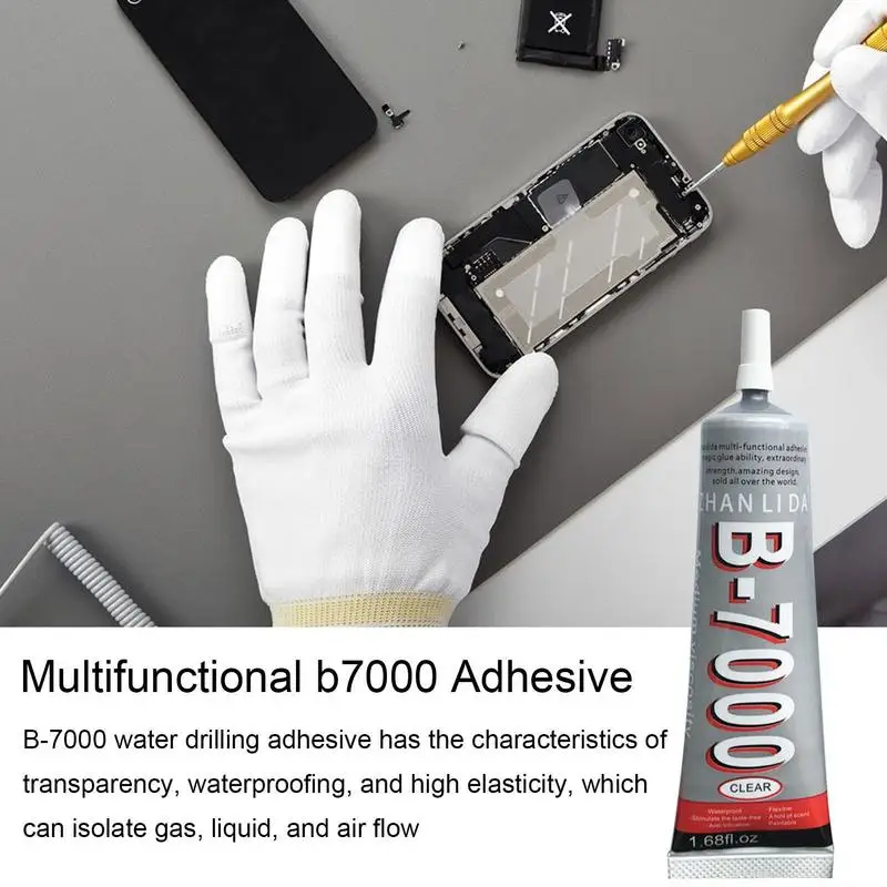 15ML 25ML 50ML 110ML B-7000 Clear Contact Phone Repair Adhesive Glass Plastic DIY Glue B7000 With Precision Applicator