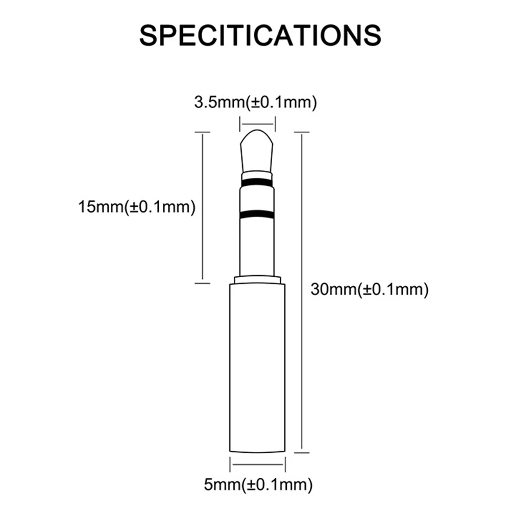 ヘッドホン用変換ピン,日曜大工ステレオヘッドホン,0.78mm〜3.5mm,m1,m2,ZX-1, WTD-3, 1ペア