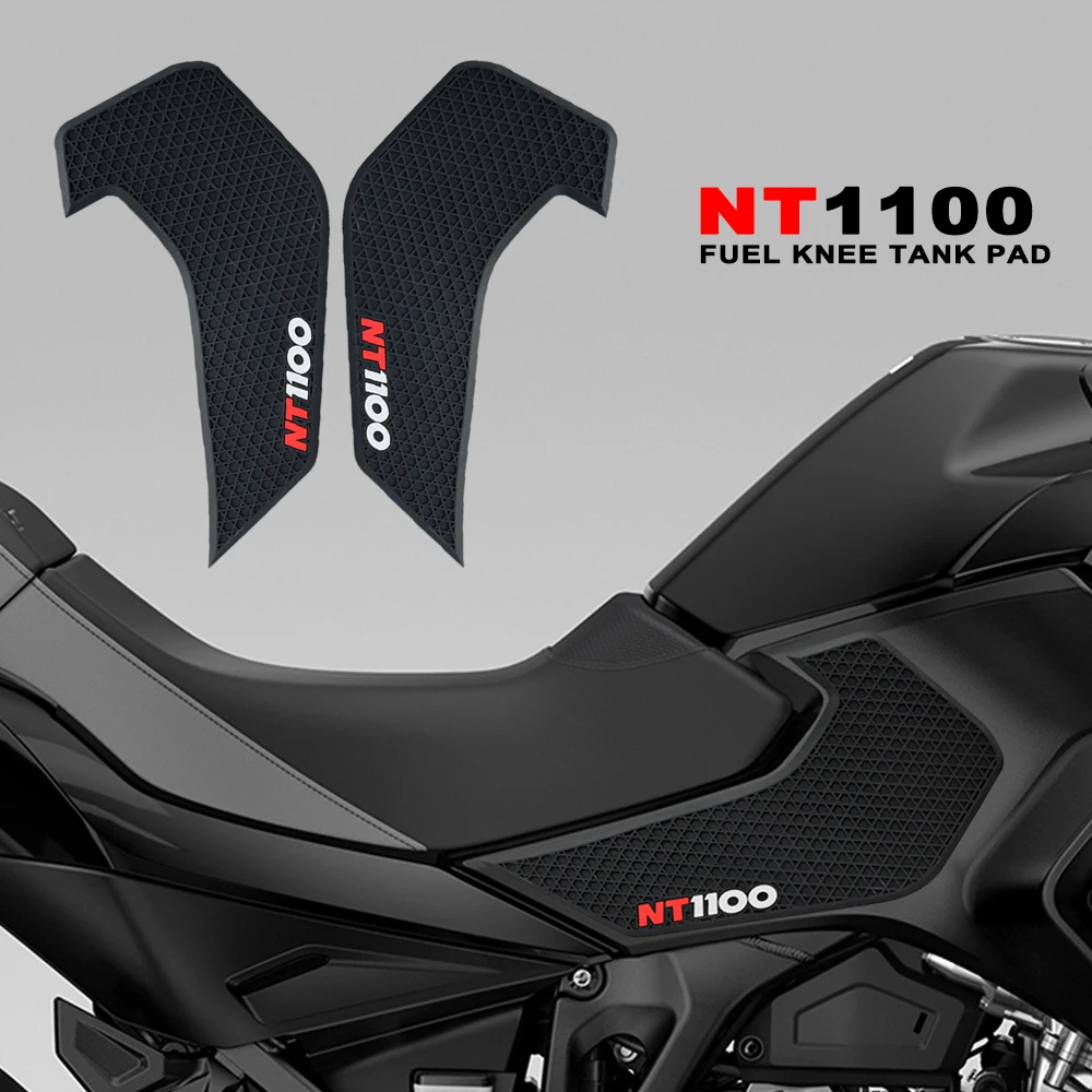 

Motorcycle Non-slip Side Fuel Tank Stickers Waterproof Pad Rubber Sticker For HONDA NT 1100 NT1100 2021-2023