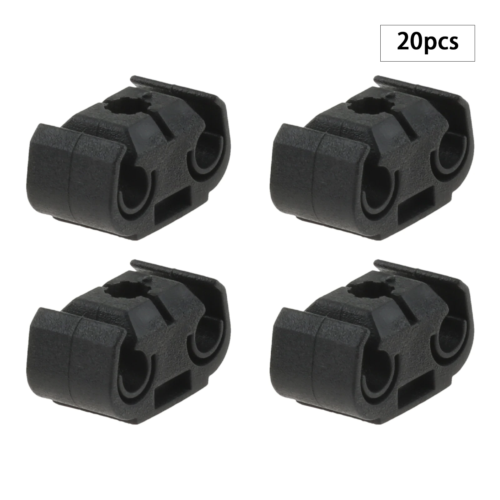 20 szt. Wsporniki samochodowe Klipsy do przewodów hamulcowych Podwójny uchwyt na kabel 811611797   Pasuje do Audi A4 S6 A8 RS4 Skoda Octavia Toldeo Bora