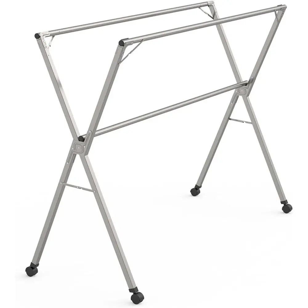 

Portable Folding Clothes Drying Rack, Hanging Laundry Hanger, Indoor Use (240cm)