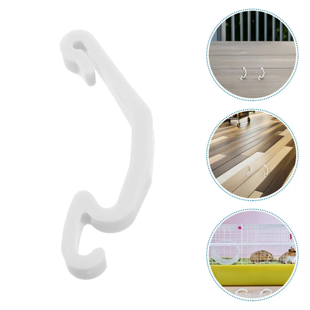 

30Pcs Plastic Pet Cage Clips Detachable Buckle Connectors for Rabbit Hamster Chinchilla Small Animal Wire Cage Accessories