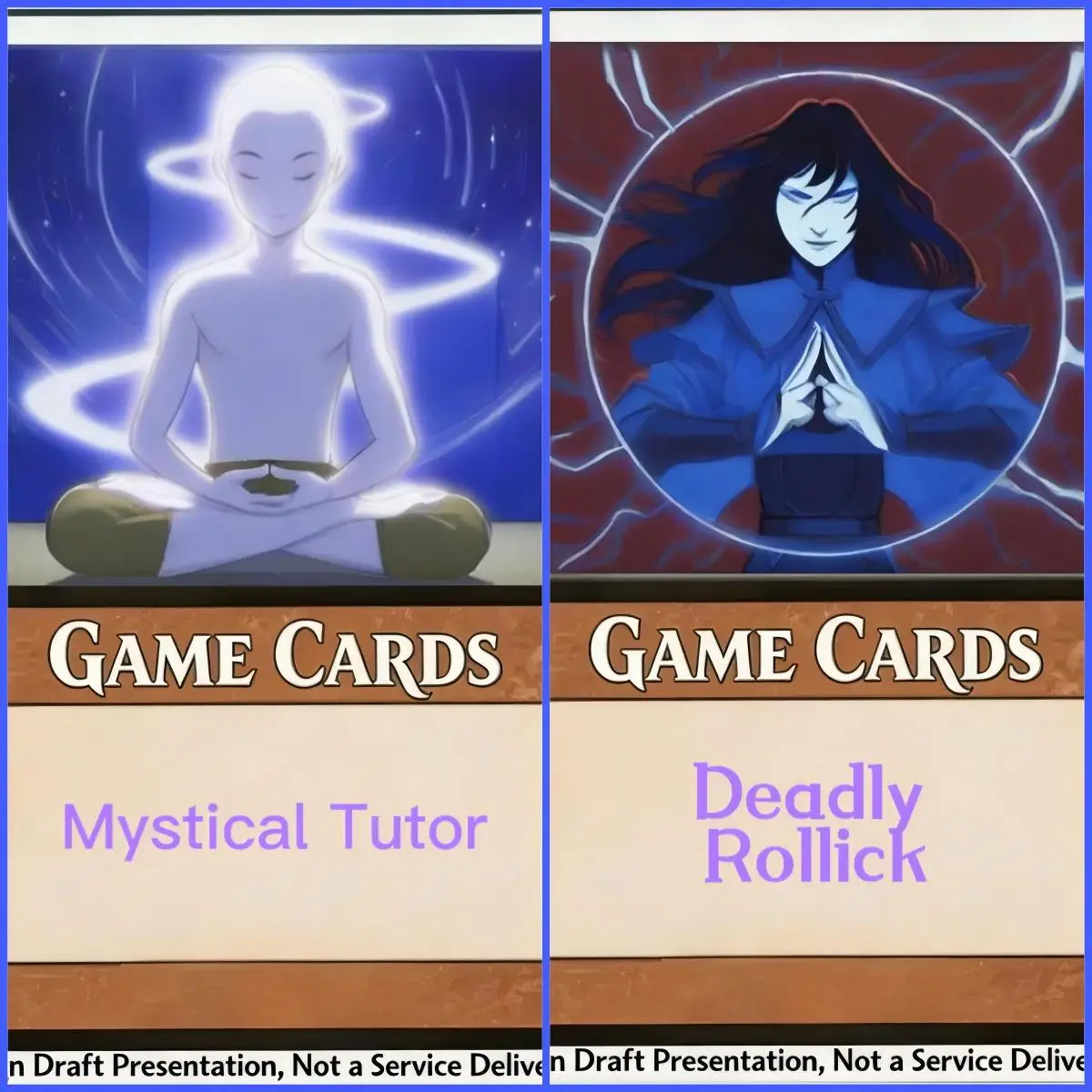 Venta de lámina de 36 partes Deadly Rollick Deflecting Swat Mystical Tutor Gamble Worldly Tutor Entomb... cartas de juego proxy de la mejor calidad