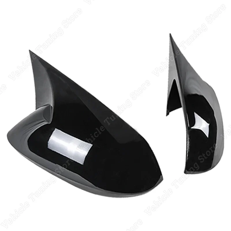 For Toyota Corolla 2019 2020 2021 2022 2023 Gloss Black ABS Car Side Rearview Mirror Cover Cap Exterior Trim Accessories