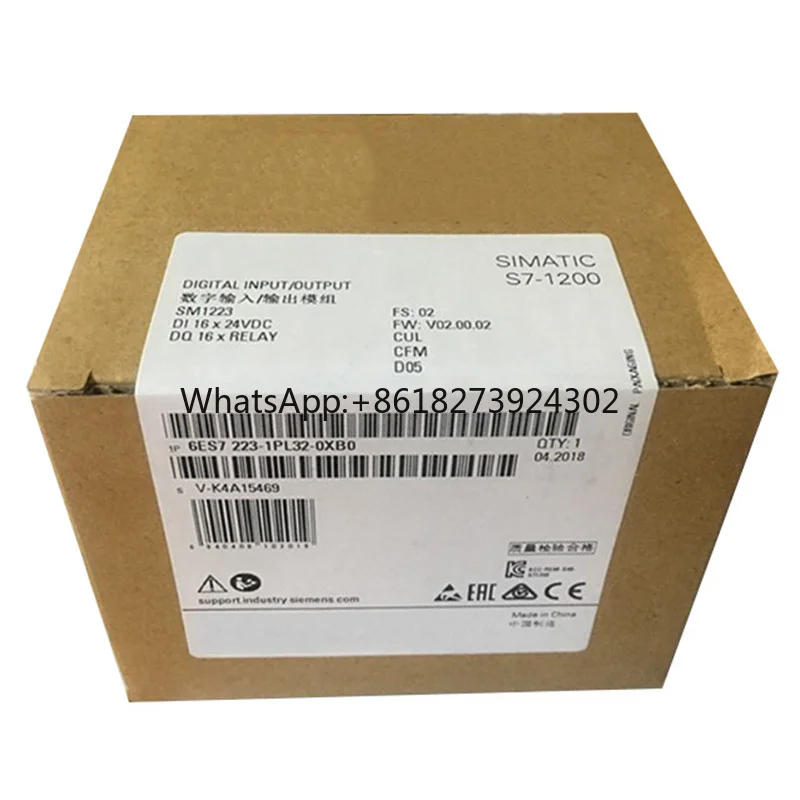 New original 6ES7223-1PL32-0XB0   6ES7 223-1PL32-0XB0  digital input/output module SM1223 spot