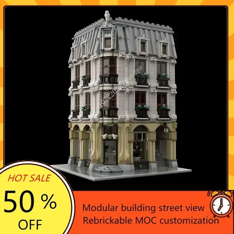 

3618PCS Customized MOC Modular Modular The Bride Boutique Model Building Blocks Bricks Children birthday toys Christmas gifts