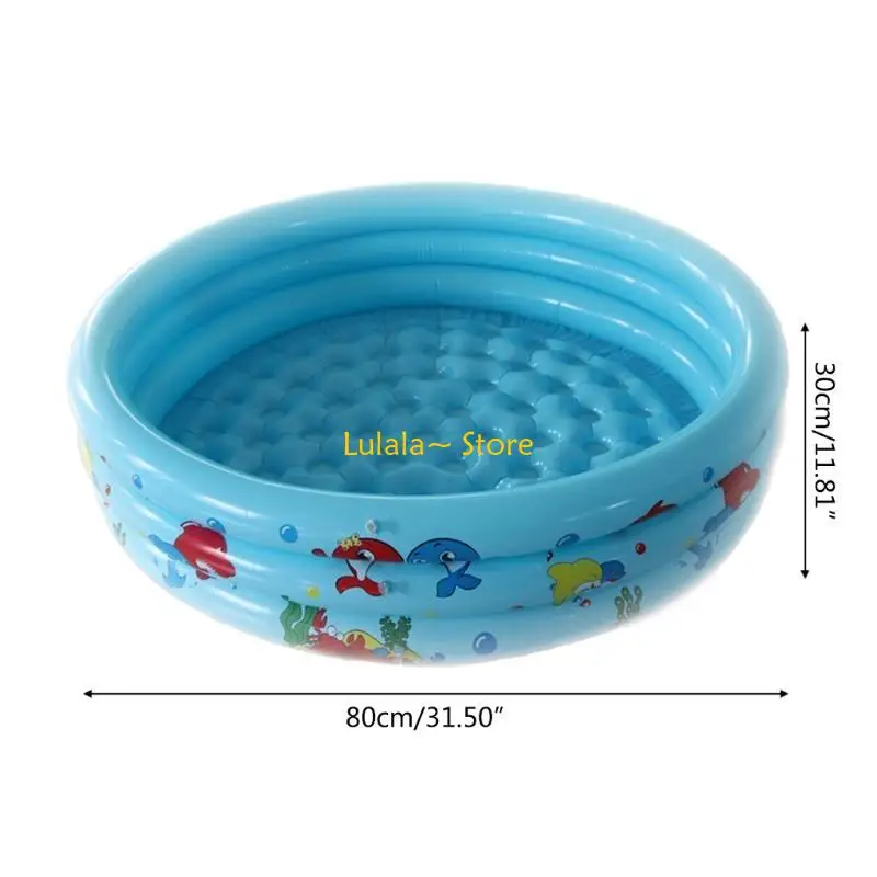 Y4QA 1 Set Baby Infants Inflatable Swimming Pool Kids Round Safety Swim Pool for Kids