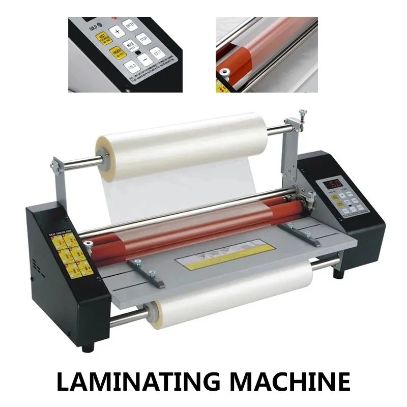 Máquina de Laminação de Controle de Velocidade e Temperatura a3 a4 Máquina de Selagem de Plástico Foto 1.1m Minute Rolling Machine Film