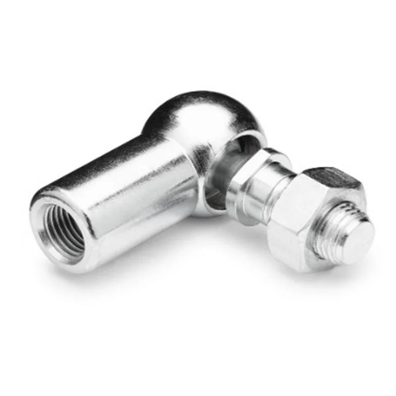 CS8, Rod End Ball Bearing With Stud, M5X0.8Mm Carbon Steel Right Hand 4Pcs,Ball Joint Bearing-AT36
