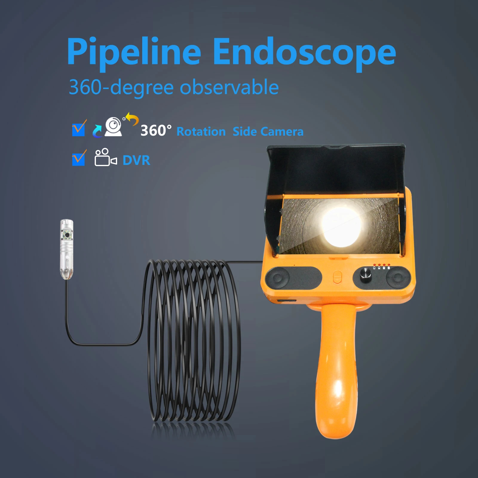 Factory Wholesale Price Professional Plumbing Drain Pipe Inspection Sewer Camera Analog Endoscopic Video Digital Camera