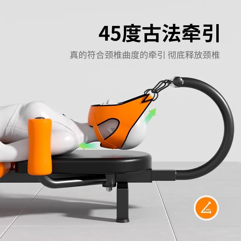 AOLIVIYA Lumbar Spine Stretching Inversion Table Neck Hanging Height Increasing Home Therapy Bed Specialty Tools