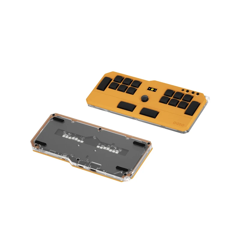 Mini Portable Mechanical Keyboard Hot Swap Low Profile Magnetic Switch Rhythm Keypad For Djmax Muse Dash Ez2on Precision Gaming