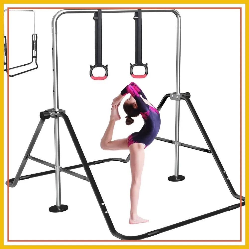 Verstellbare Gymnastik-Reckstange für Heimtraining, Klappbare Kletterstange, Einfache Montage