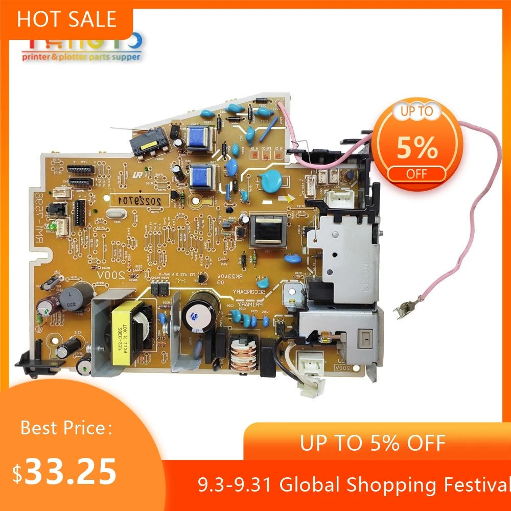 

Оригинальная плата управления двигателем LaserJet для HP P1102W RM1-7595 100 В/RM1-7596, плата питания напряжения 200 В, принтер 220 В
