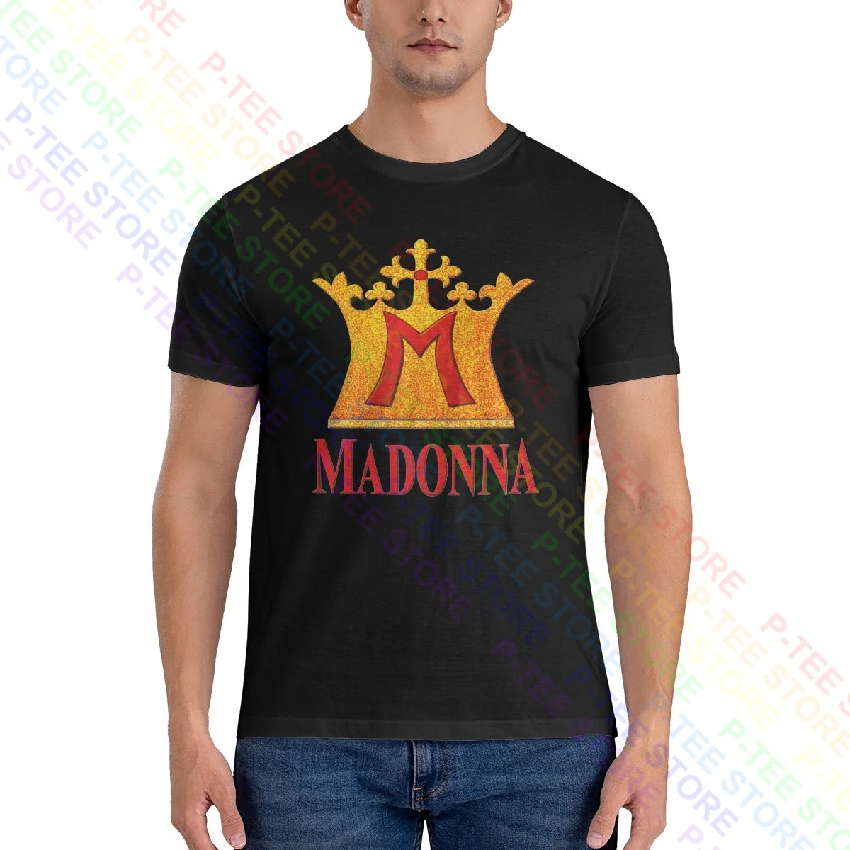 Madonna Coat Blond Ambition Tour Windbreaker 1990 Queen Of Pop 01 Shirt T-shirt Trend Splicing Tee