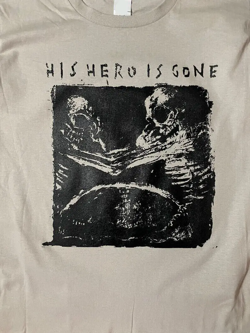 

His Hero Is Gone T-Shirt, Crust Punk Hardcore, sand color TE3587