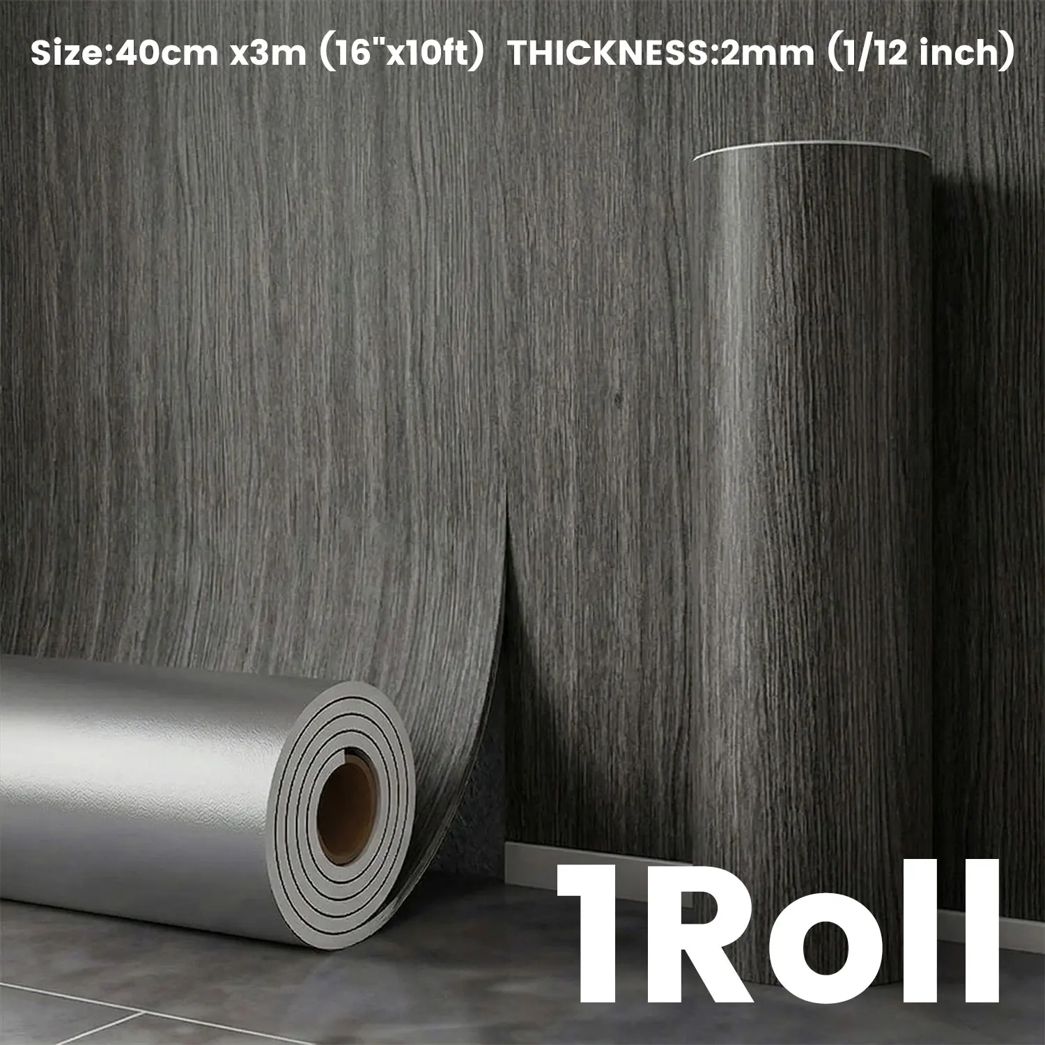 

40X300CM Faux Wood Self-adhesive Wallpaper Kitchen Cabinet Stove Countertop Contact paper Waterproof Wall Stickers for bedrooms