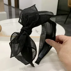 Korean Women Hairband Handmade Bowknot Hair Accessories Fashion Knotted Hair Hoop Girls Headbands Spring Summer Headwear