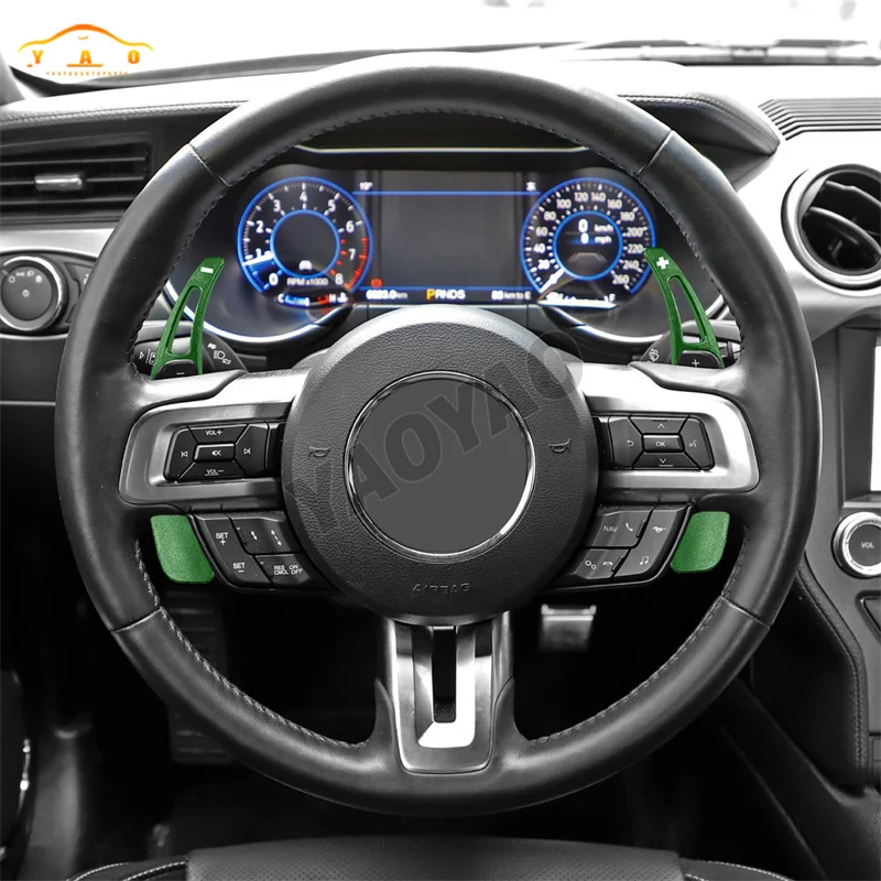 Paddle cambio in fibra di carbonio per Ford Mustang 2015 2016 2017 2018 2019 2020 2021 2022 2023 Estensione del volante
