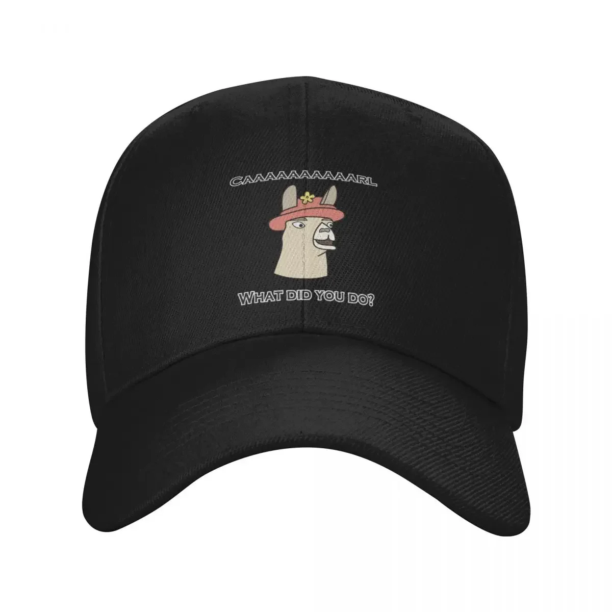 

Llamas with Hats - Caaaaaaaaaarl! What did you do Baseball Cap Fishing cap Anime New Hat Luxury Woman Men's